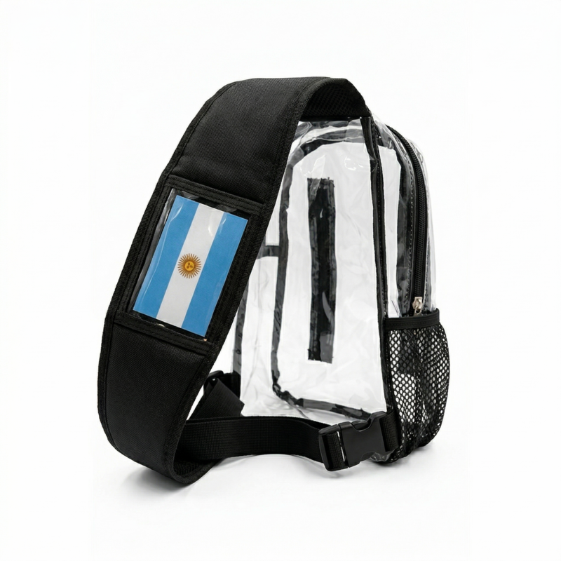 ClearBag with Argentina flag strap